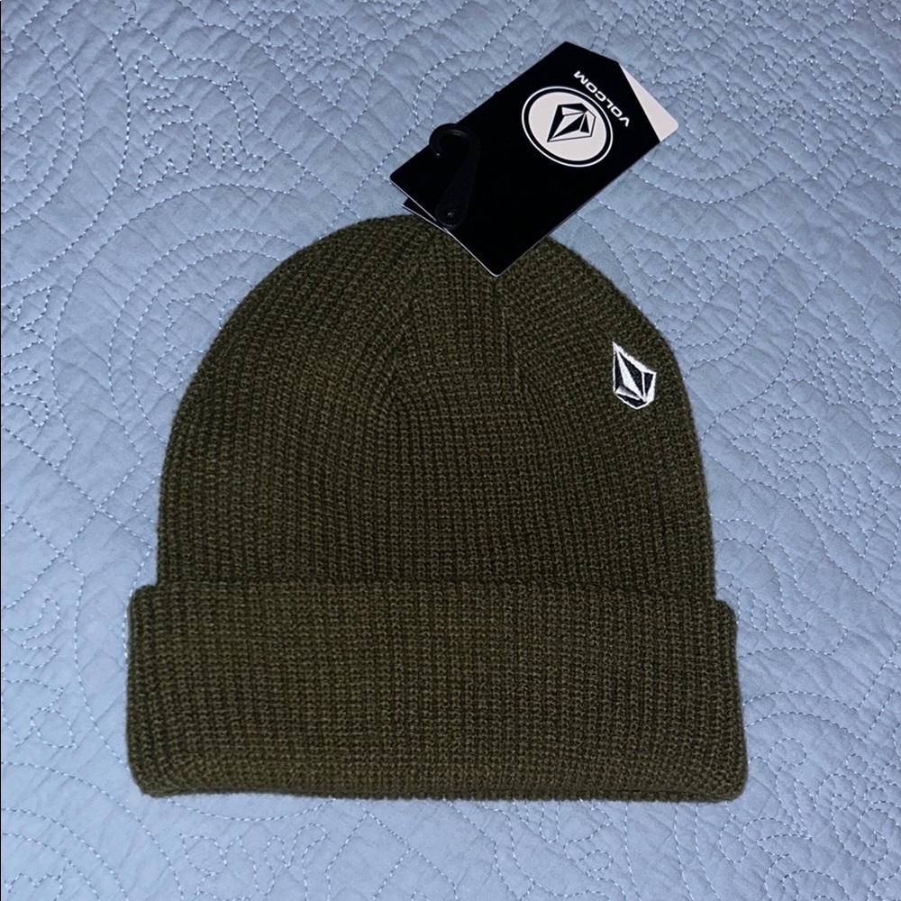 Volcom Olive Green Beanie